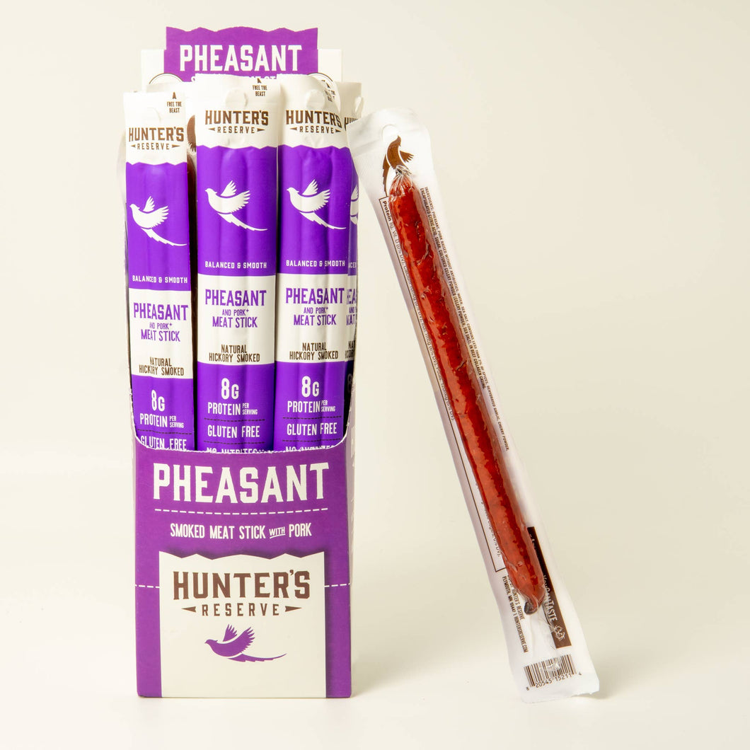 Hunter's Reserve - Pheasant Meat Sticks - 24 Pack