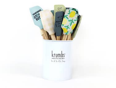 Krumbs Kitchen Farmhouse Silicone Spoons