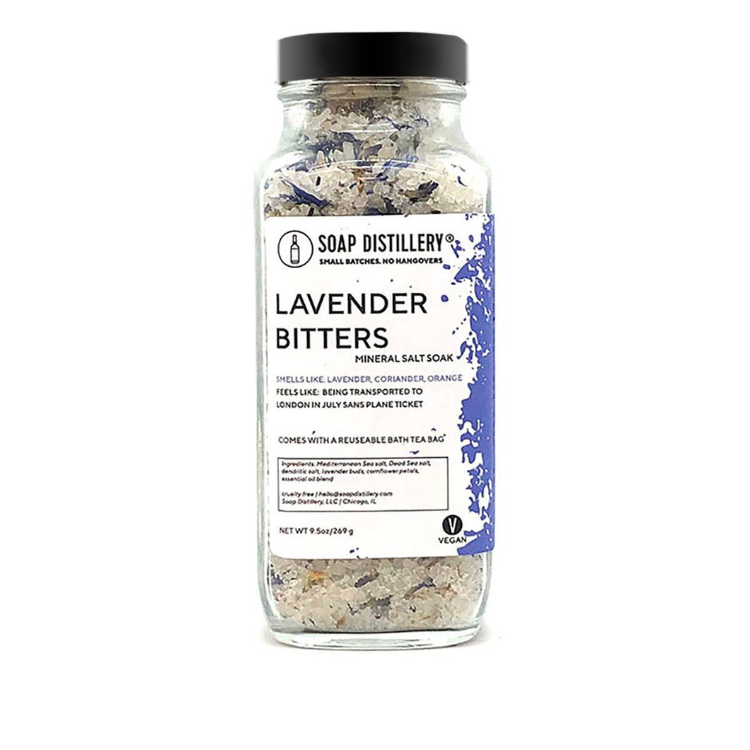 Soap Distillery - Lavender Bitters Mineral Salt Soak