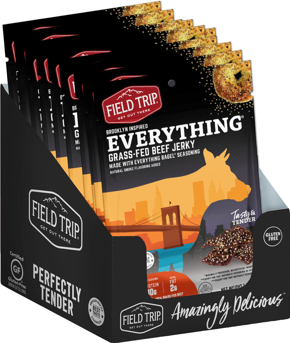 FIELD TRIP - Everything Bagel Seasoned Beef Jerky (1oz)