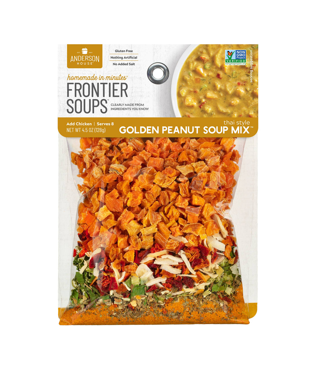 Anderson House Foods  Frontier Soups - Thai Style Golden Peanut Soup Mix