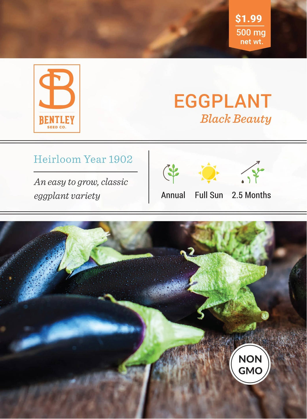 Bentley Seed Co. - Eggplant-Black Beauty