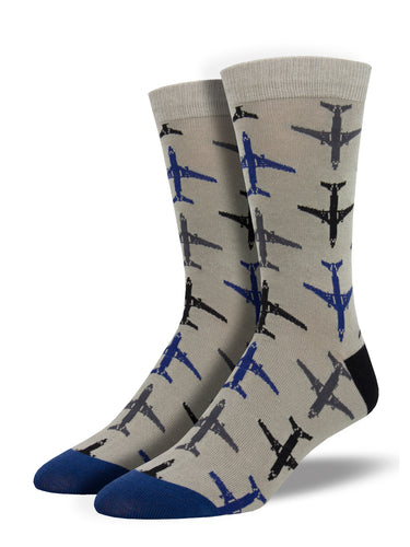 bamboo jet socks gray