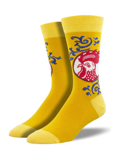 Golden Rooster Socks