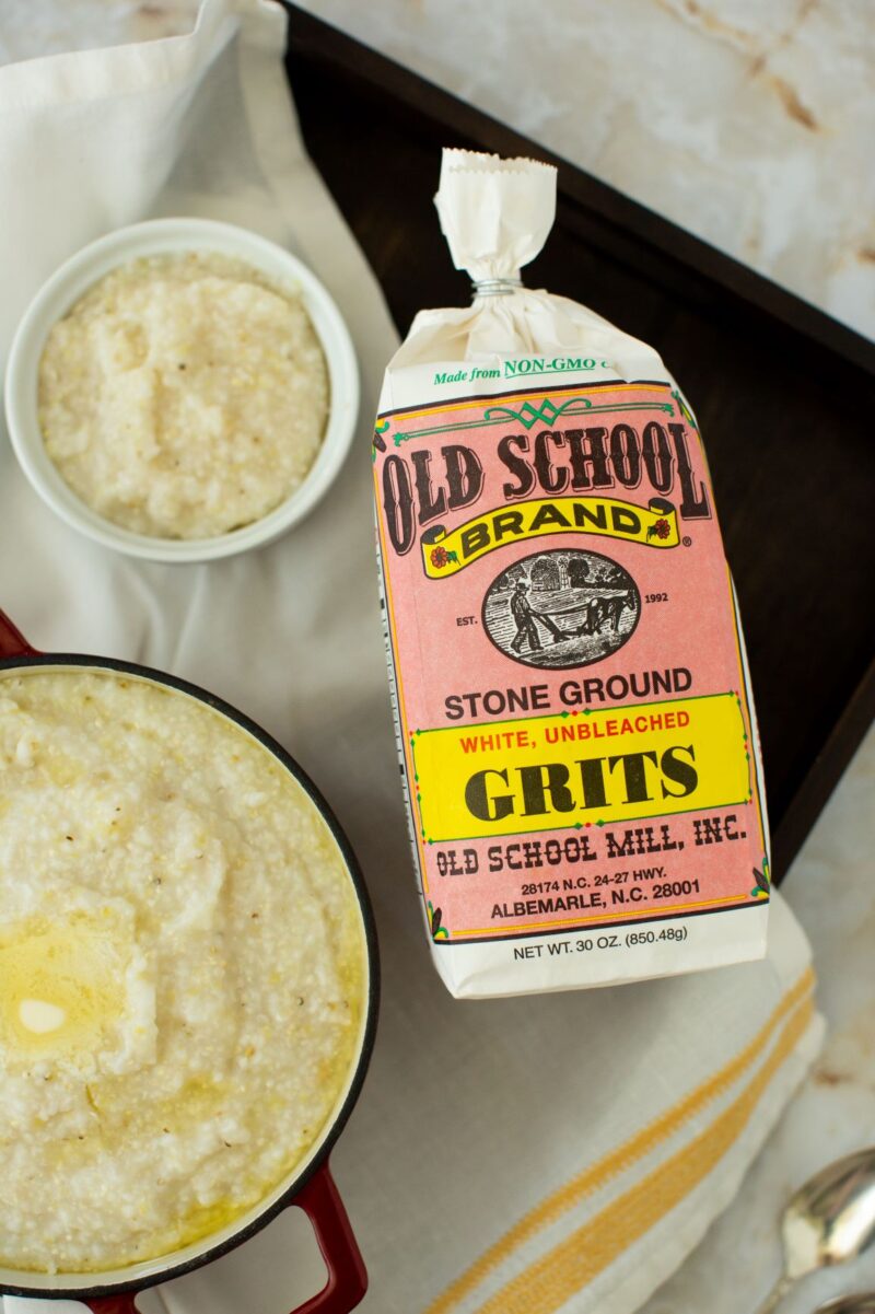 Stone Ground White Unbleached Grits