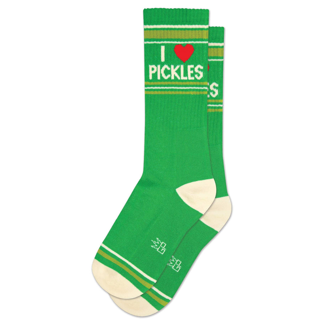 Gumball Poodle - I ❤️ Pickles Gym Crew Socks