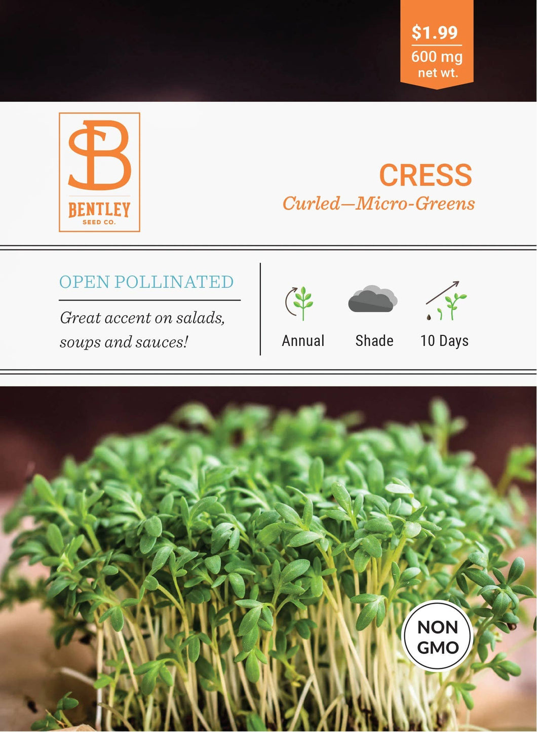 Bentley Seed Co. - Cress-Curled Garden