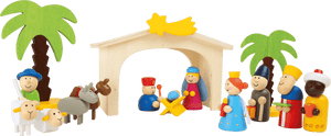 Hauck Toys - Small Foot Wooden Manger Set