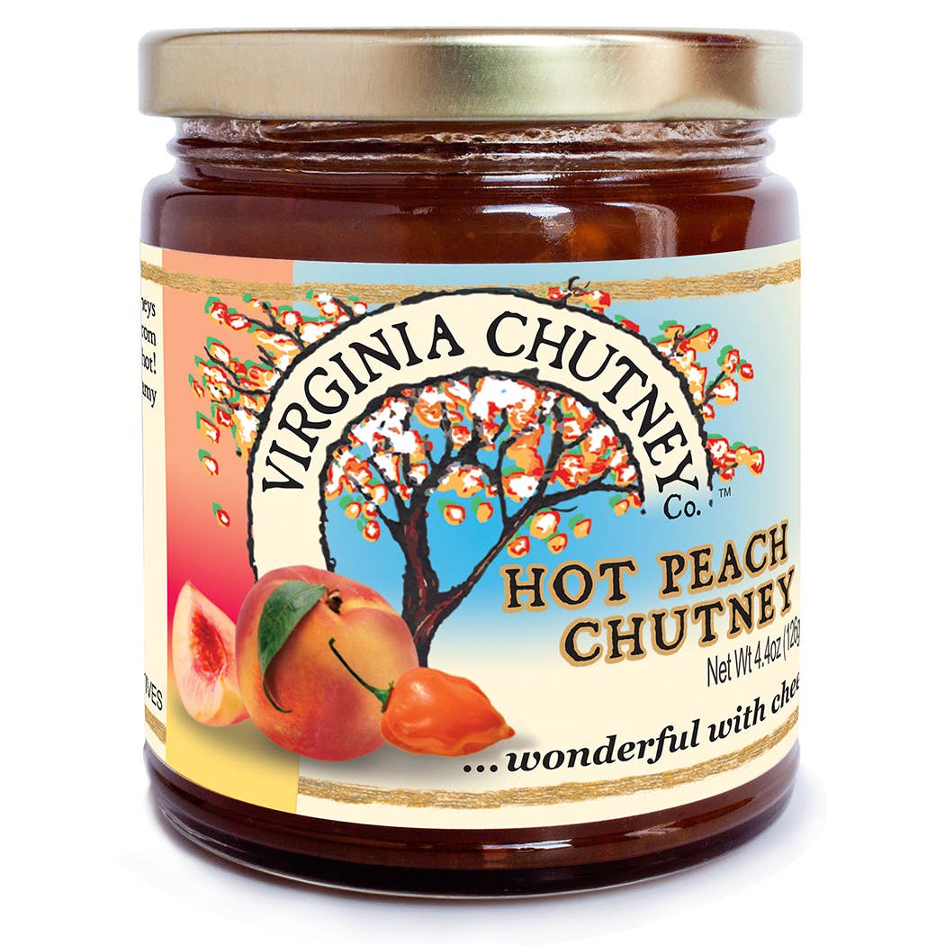 Turner Foods LLC - Virginia Chutney Co. Hot Peach Chutney 4.4oz (126g)
