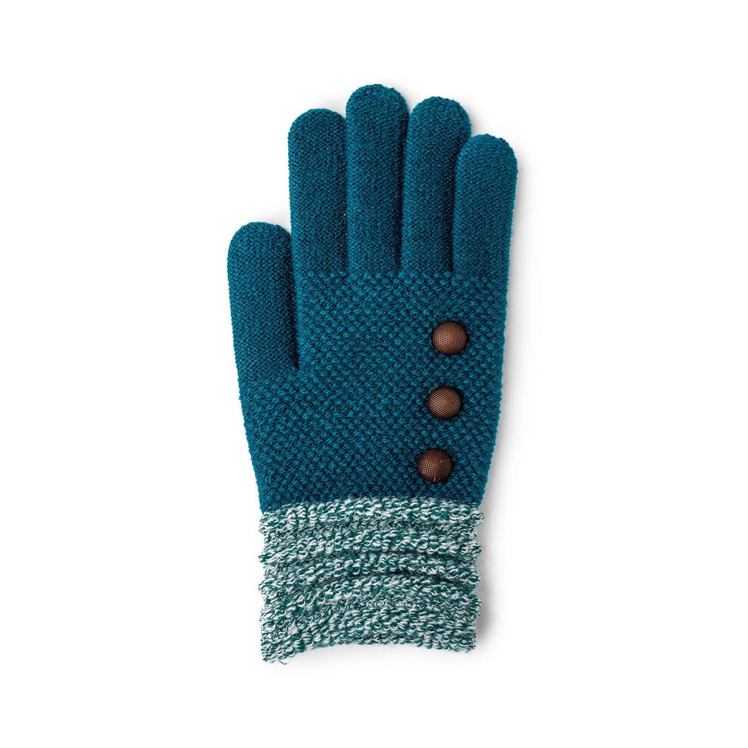 DM Merchandising - Britt's Knits Stretch Knit Gloves 3.0 Open Stock: Teal