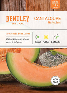 Bentley Seed Co. - Cantaloupe-Hale's Best Jumbo