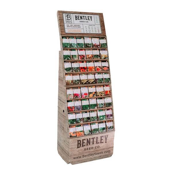 500 Piece Assorted Southern Region Vegetable, Herb and Flower Seed Packet Retail POS Corrugated Display