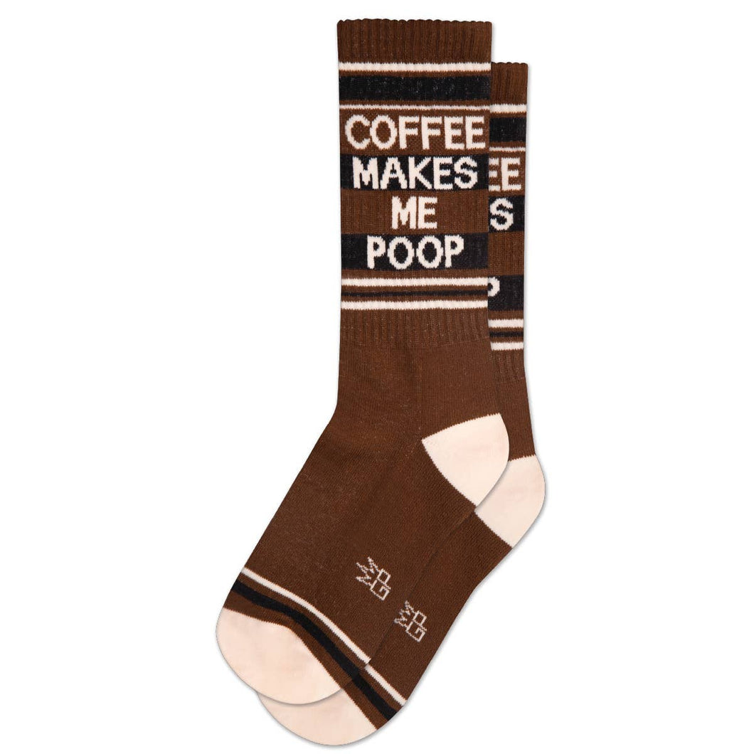 Gumball Poodle - Coffee Makes Me Poop Gym Socks