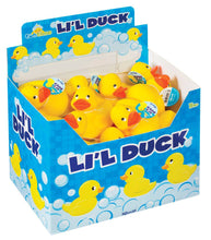Load image into Gallery viewer, Toysmith - 3.5&quot; Lil Yellow Duck, Display Of 24, Bath Or Pool Toy
