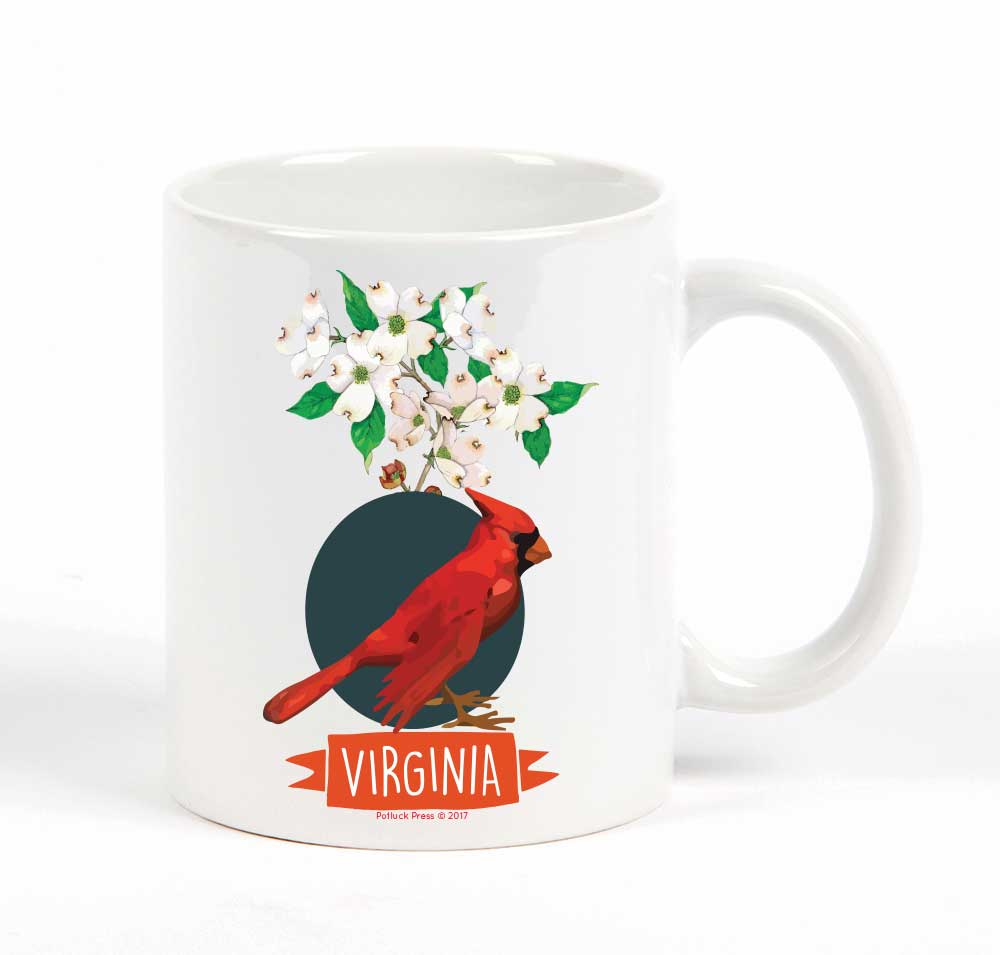 Potluck Press - Virginia State Bird Mug