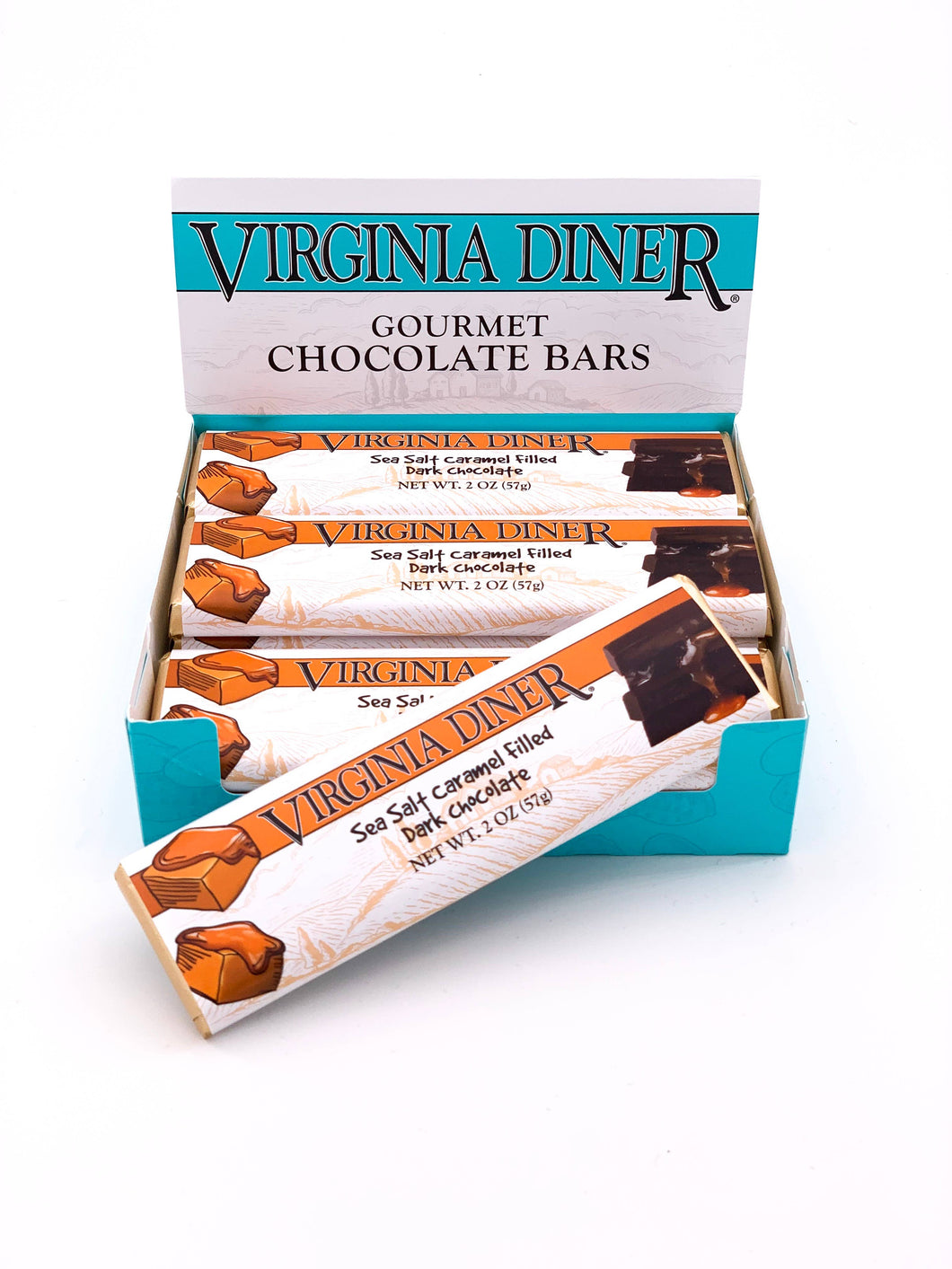 Virginia Diner, Inc. - Chocolate Bars - Sea Salt Caramel, Dark Chocolate